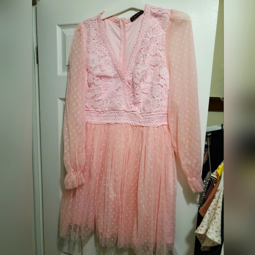 Pink dress
